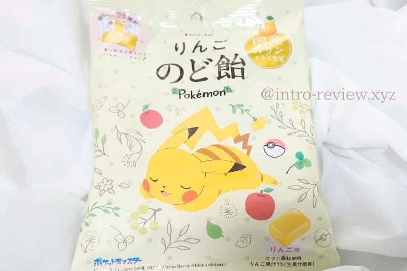 LOTTE ポケモンりんごのど飴(レビュー)_01